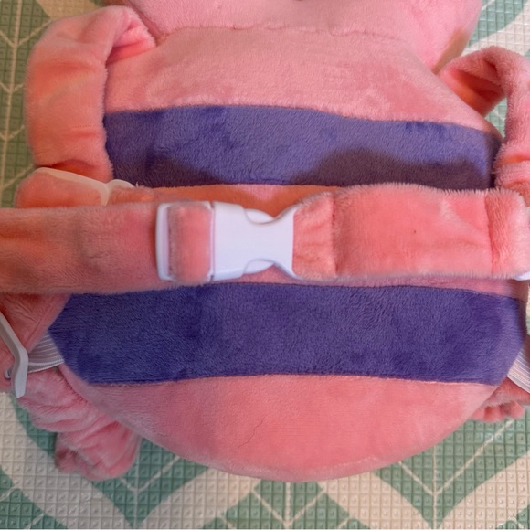 Pink and Purple Butterfly Head Protector Backpack - Picture 3 of 3